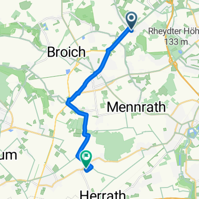 Am Sitterhof, Mönchengladbach nach Laurentiusstraße, Mönchengladbach