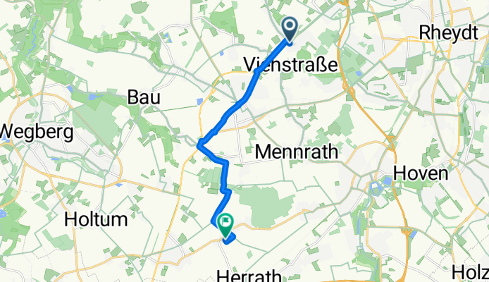 Am Sitterhof, Mönchengladbach nach Laurentiusstraße, Mönchengladbach