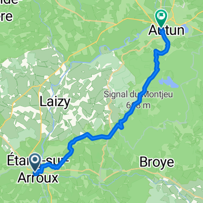 From Étang-sur-Arroux to Autun