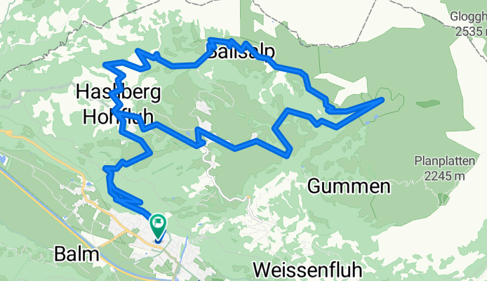 Wasserwendi – Blick in die Berneralpen Runde von Meiringen