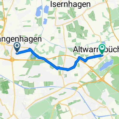 Hindenburgstraße, Langenhagen nach Bothfelder Straße, Isernhagen