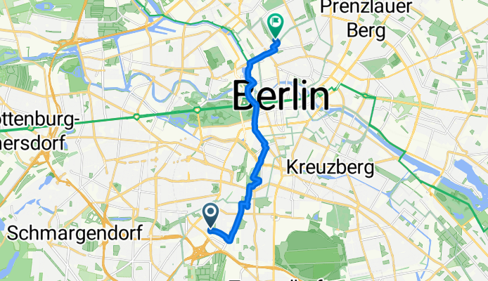 Euref-Campus, Berlin nach Theodor-Heuss-Weg, Berlin