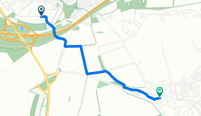 Zur Schleifmühle, Wiesbaden to Wiesbaden Centre, Wiesbaden