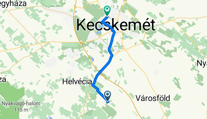Kamilla utca, Kecskemét - Pákozdi Csata utca, Kecskemét