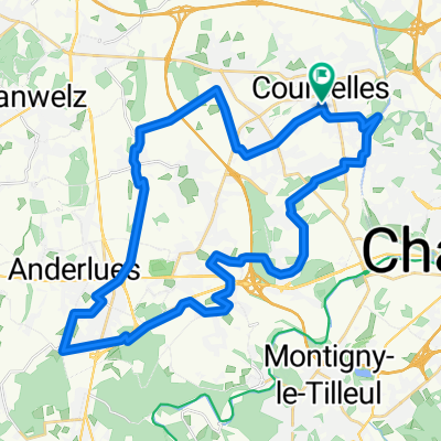 Route in Courcelles