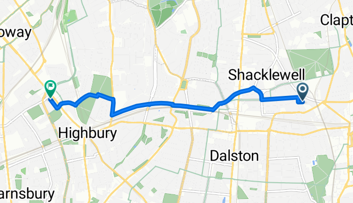 Hackney Downs to Chillingworth Road
