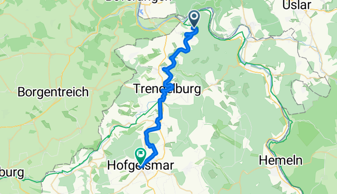 Gerhart-Hauptmann-Weg nach Trendelburg