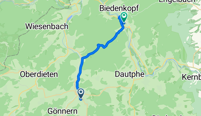 Oberland, Steffenberg nach Georg-Kramer-Straße, Biedenkopf