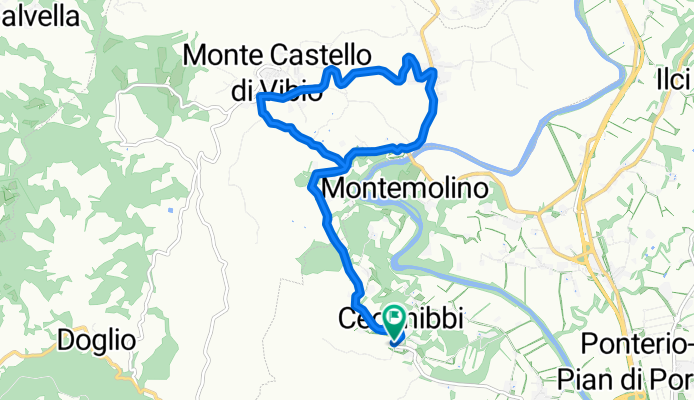 Cecanibbi Madonna Piano Montecastello e ritorno