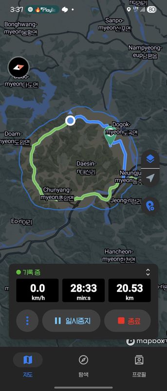 능주면 ~ 능주면