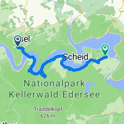 Wildtierpark route