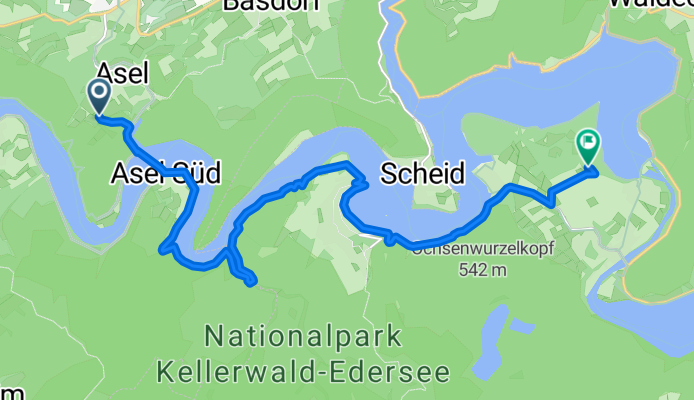 Wildtierpark route