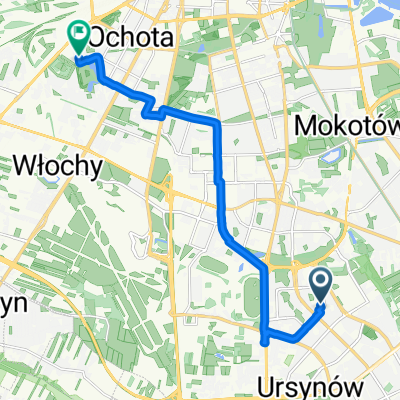 Zamiany, Warszawa do Kukiełki, Warszawa