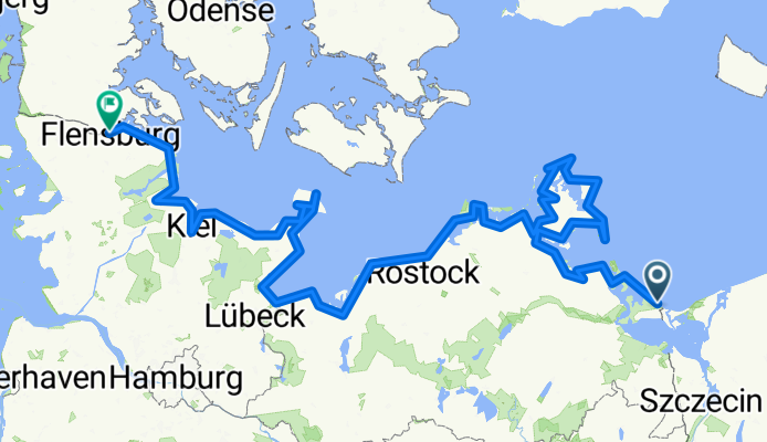 Liehrstraße to Am Ostseebad