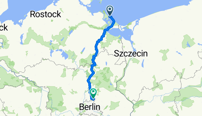 Waldstraße, Zempin nach Hobrechtsfelder Dorfstraße, Panketal