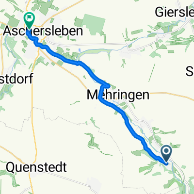Straße der Freundschaft, Aschersleben nach Johannispromenade, Aschersleben