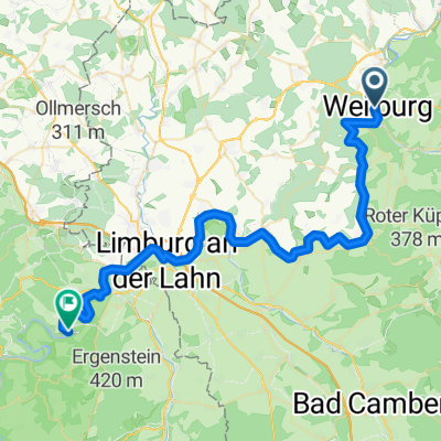 B456 nach Hauptstraße