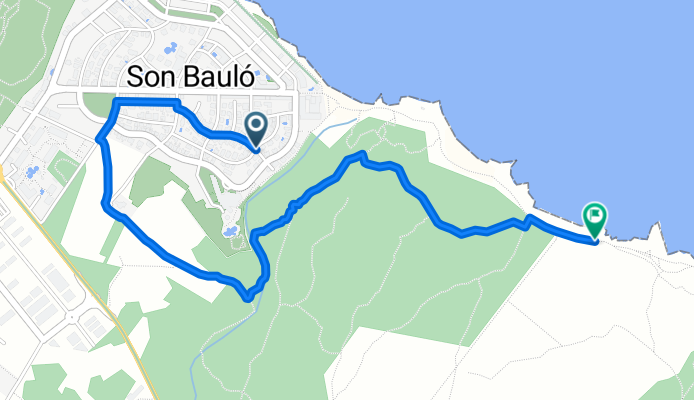 Route zu Necròpolis de Son Real