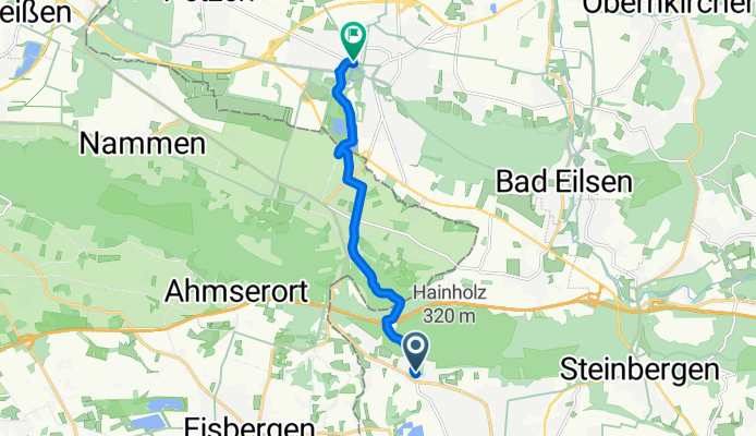 Hauptstraße, Rinteln nach Am Oberstenhof, Bückeburg