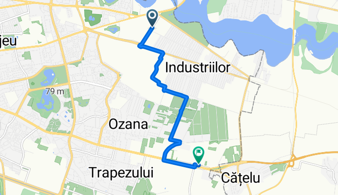 Route to Bulevardul Theodor Pallady