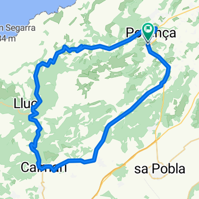 Carrer de Cecili Mètel, Pollença nach Carrer del Roser Vell, Pollença