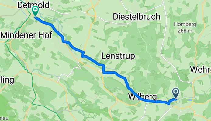 Von Horn-Bad Meinberg bis Detmold