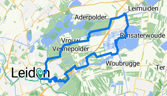 Mühlen und Mehr Route Rundweg