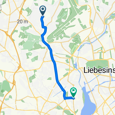Sethweg, Hamburg to Turmweg, Hamburg