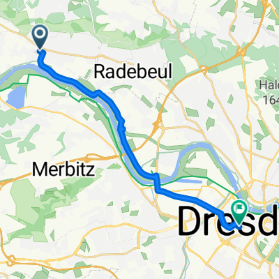 21.08.25 Güterhofstraße, Radebeul nach Zahnsgasse, Dresden