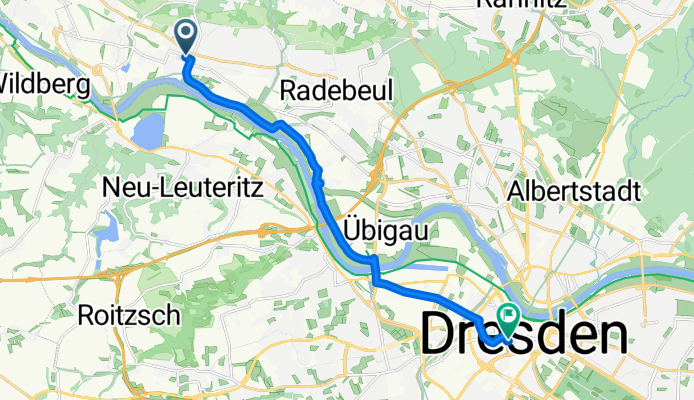 21.08.25 Güterhofstraße, Radebeul nach Zahnsgasse, Dresden