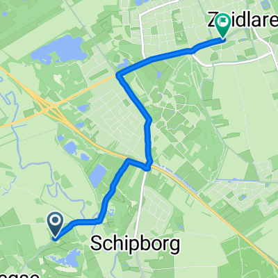 Schipborgerweg, Zeegse nach Stationsweg, Zuidlaren