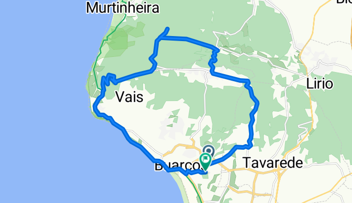 Route in Figueira da Foz