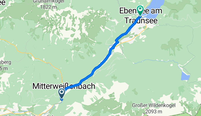 Mitterweißenbach to Hauptstraße