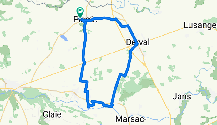 Rue de la Couere to La Couere
