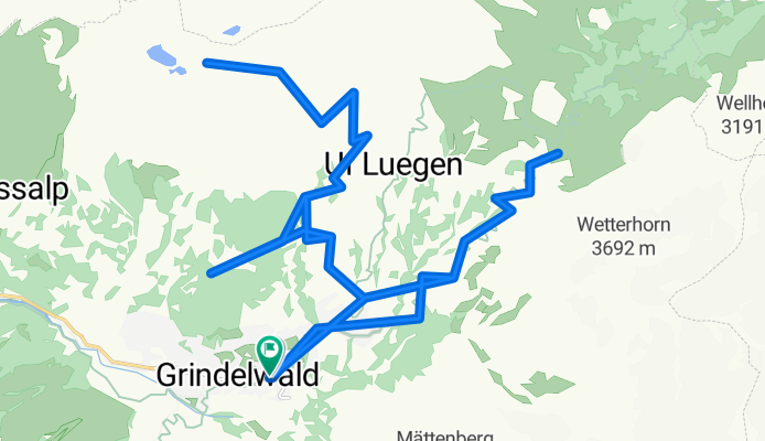 Bachalpsee via Grosse Scheidegg and First