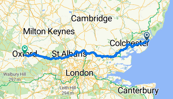 From Harwich to Cheltenham