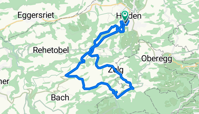 Obere Täschenstrasse, Heiden nach Obere Täschenstrasse, Heiden