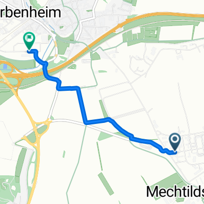 Wiesbaden Centre, Wiesbaden to Zur Schleifmühle, Wiesbaden