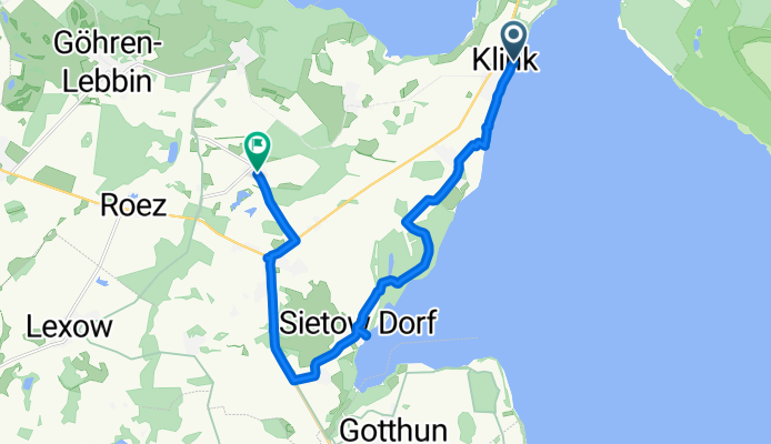 Hafenstraße, Klink nach Forsthofer Straße, Göhren-Lebbin