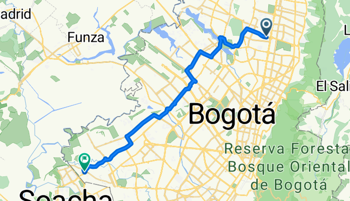 Carrera 49, Bogotá to Calle 78 Sur, Bogotá