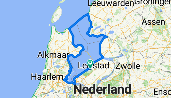 Route in Lelystad