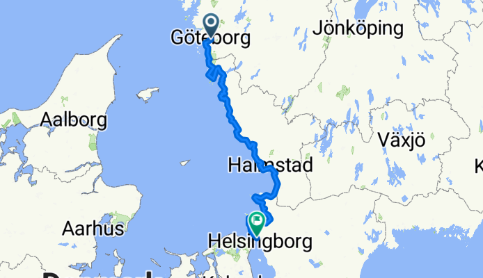 Göteborg Centralst Drottningt to Lövängsvägen