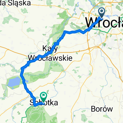 From Wroclaw to Sobótka