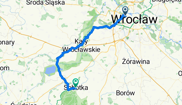 From Wroclaw to Sobótka