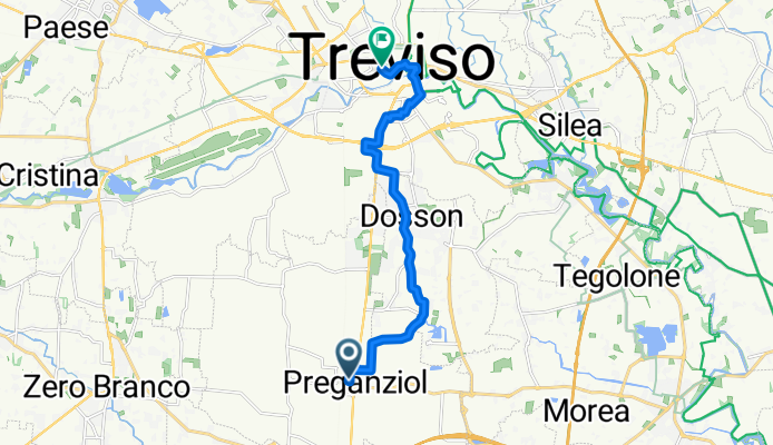 Preganziol to Piazza San Pio X