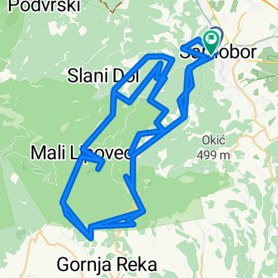 Trg kralja Tomislava 6-5 to Ulica Ferde Livadića 11-7