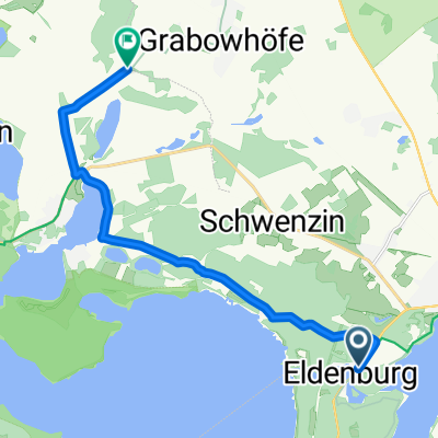 An der Reeck, Waren (Müritz) nach Hoher Damm, Grabowhöfe