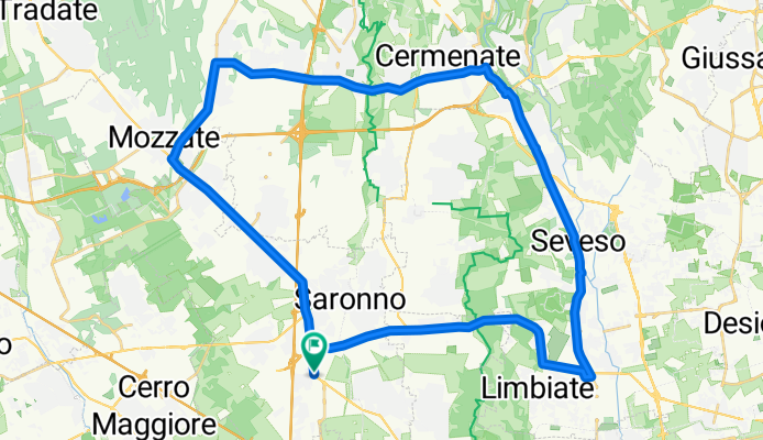 Via Giosuè Ceriani, Origgio a Via Giosuè Ceriani, Origgio