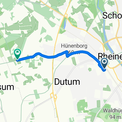 Dorenkamp, Rheine nach Ohner Damm, Rheine