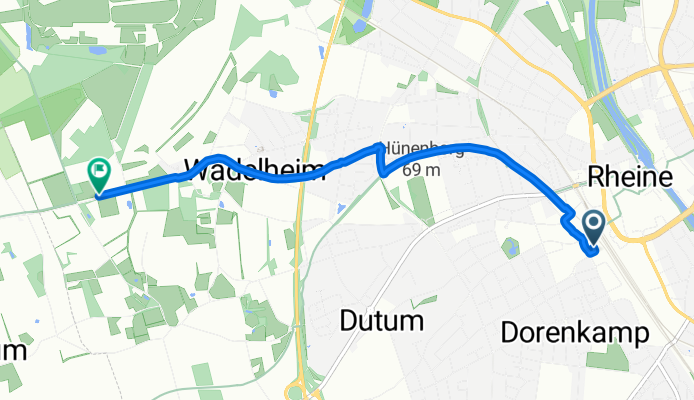 Dorenkamp, Rheine nach Ohner Damm, Rheine